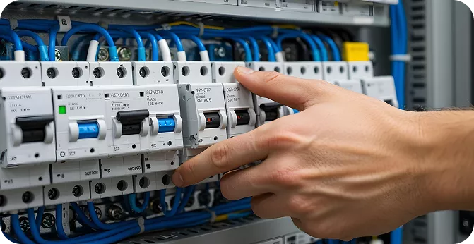 Ligação quadro eletrico