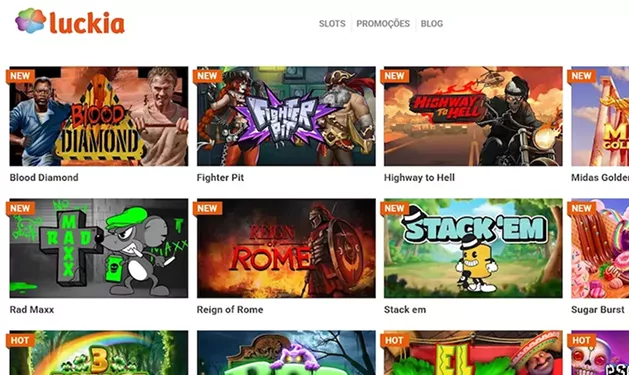 Casino online Luckia com catálogo de slots